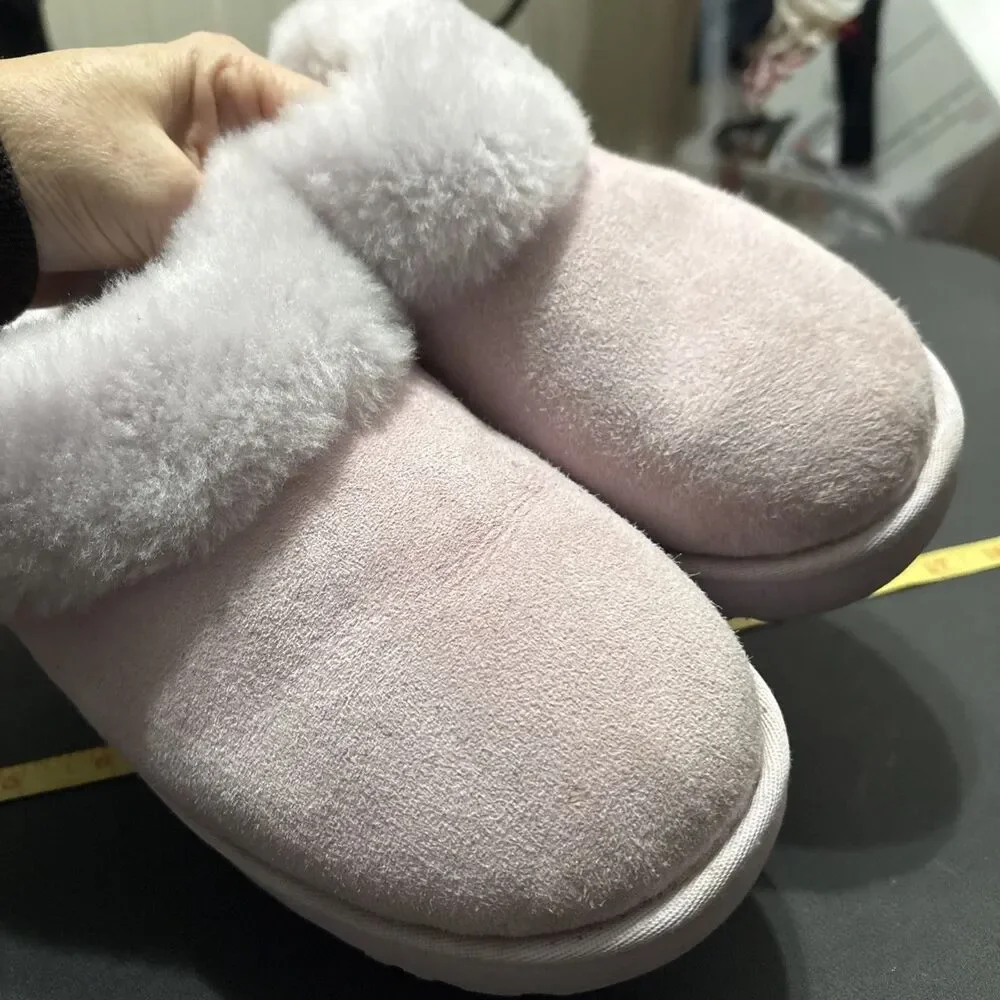 Women's UGG Classic Slipper II Suede in Lavender Fog Size 10 #1130876